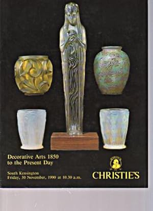 Christies 1990 British Decorative Arts 1850 Present Day