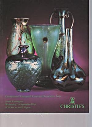 Christies September 1994 Continental 20th Century Decorative Arts