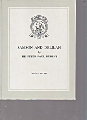 Christies 1980 Samson & Delilah By Sir Peter Rubens