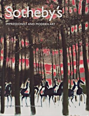 Seller image for Sothebys 2004 Impressionist & Modern Art for sale by thecatalogstarcom Ltd