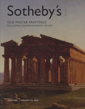 Seller image for Sothebys 2003 Old Master Paintings & European Works of Art Volume II for sale by thecatalogstarcom Ltd