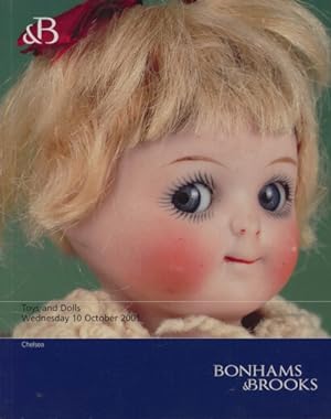 Bild des Verkufers fr Bonhams & Brooks 2001 Toys and Dolls zum Verkauf von thecatalogstarcom Ltd
