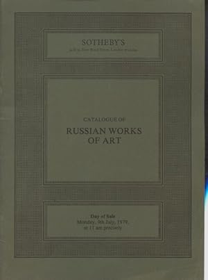 Sothebys 1979 Russian Works of Art