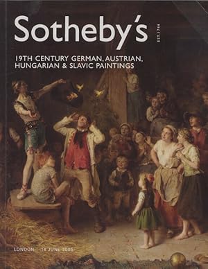 Seller image for Sothebys June 2005 19th Century German, Austrian, Hugarian & Slavic Paintings for sale by thecatalogstarcom Ltd