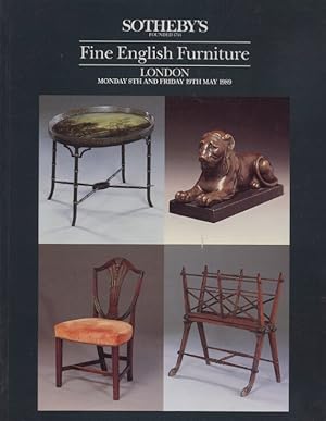 Sothebys May 1989 Fine English Furniture