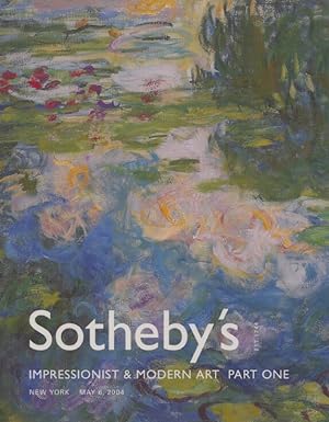 Seller image for Sothebys May 2004 Impressionist & Modern Art Part One for sale by thecatalogstarcom Ltd