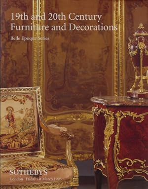 Sothebys March 1996 19th and 20th Century Furniture and Decorations