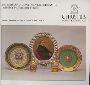 Christies May 1990 British & Continental Ceramics Inc. Staffordshire Figures