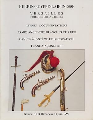 Perrin-Royere-Lajeunesse June 1995 Antique Arms, Canes, Freemasonry, Books