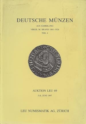 Leu Numismatik June 1997 Virgil M. Brand Collection 1861-1926 German Coins