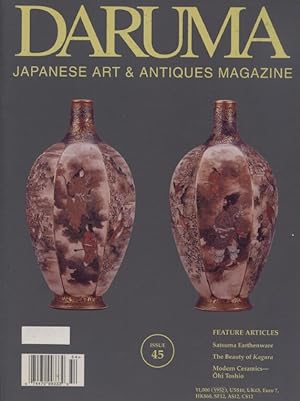 Daruma Magazine 45 Satsuma, Ohi Toshi and Ohi-yaki, The Beauty of Kagura