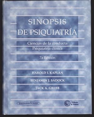 Seller image for SINOPSIS DE PSIQUIATRIA. CIENCIAS DE LA CONDUCTA. PSIQUIATRIA CLINICA for sale by LIBRERIA TORMOS