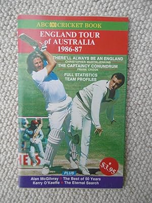 Imagen del vendedor de ABC Cricket Book - England Tour of Australia 1986-87 a la venta por Carvid Books