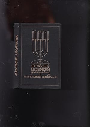 Seller image for Jüdische legenden nacherzählt von Else schubert Christaller for sale by Meir Turner