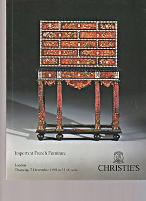 Christies 1995 Important French Furniture