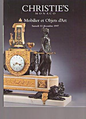 Christies 1997 Fine French Furniture & Objects of Art