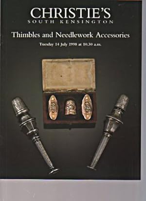 Christies 1998 Thimbles and Neeedlework Accessories