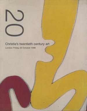Seller image for Christies 1998 Twentieth Century Art for sale by thecatalogstarcom Ltd