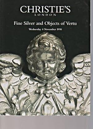 Christies 1998 Fine Silver and Objects of Vertu