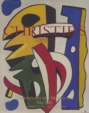 Seller image for Christies June 2004 Impressionist and Modern Art for sale by thecatalogstarcom Ltd
