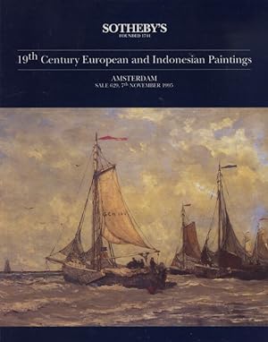 Seller image for Sothebys November 1995 19th Century European and Indonesian Paintings for sale by thecatalogstarcom Ltd