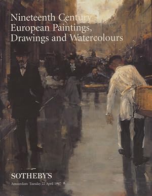 Seller image for Sothebys April 1997 19th Century European Paintings, Drawings & Watercolours for sale by thecatalogstarcom Ltd