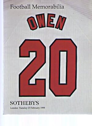 Sothebys February 1999 Football Memorabilia