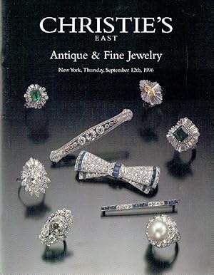 Christies September 1996 Antique and Fine Jewellery