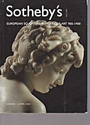 Sothebys 2003 European Sculpture & Works of Art 900-1900