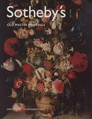 Sothebys 15th November 2005 Old Master Paintings