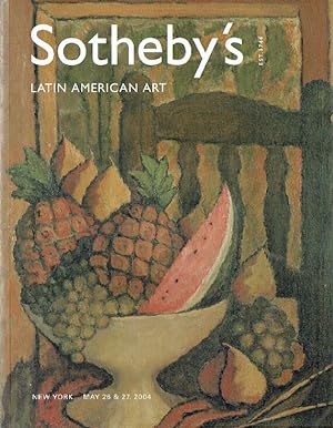 Seller image for Sothebys May 2004 Latin American Art for sale by thecatalogstarcom Ltd