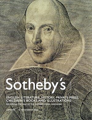 Sothebys December 2005 English Literature, History, Illustrations - Havengore