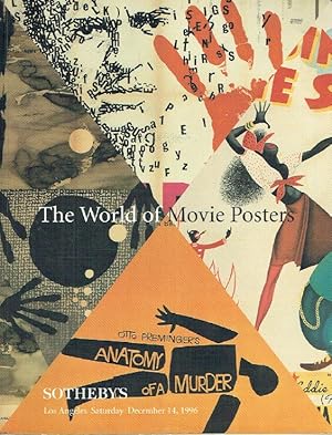 Sothebys December 1996 The World of Movie Posters