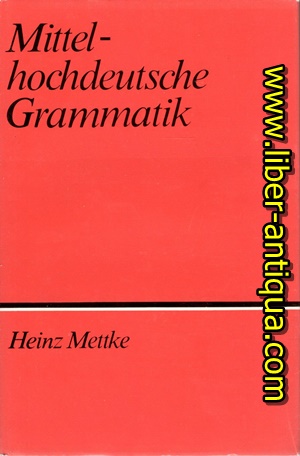 Mittelhochdeutsche Grammatik