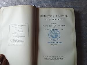 Image du vendeur pour Irrigation practice and engineering. Volume I. Use of irrigation water and irrigation practice. mis en vente par Librera "Franz Kafka" Mxico.