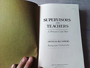 Image du vendeur pour Supervisors and Teachers. mis en vente par Librera "Franz Kafka" Mxico.