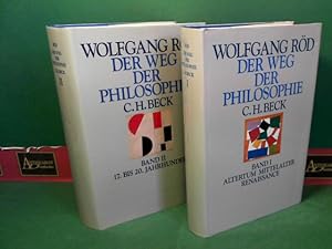 Immagine del venditore per Der Weg der Philosophie. Von den Anfngen bis ins 20. Jahrhundert - in zwei Bnden. - Band 1: Altertum, Mittelalter, Renaissance. Band 2: 17.bis 20.Jahrhundert. venduto da Antiquariat Deinbacher