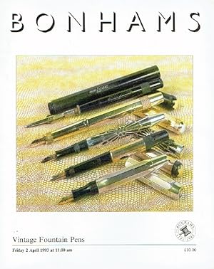 Bonhams April 1993 Vintage Fountain Pens