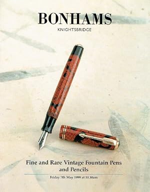 Bonhams May 1999 Fine and Rare Vintage Fountain Pens and Pencils