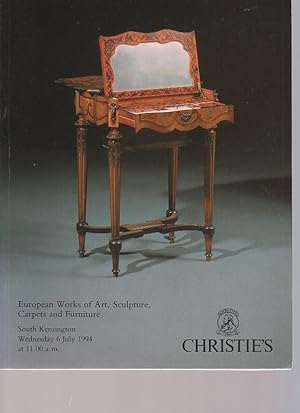 Christies 1994 European Works of Art, Sculpture