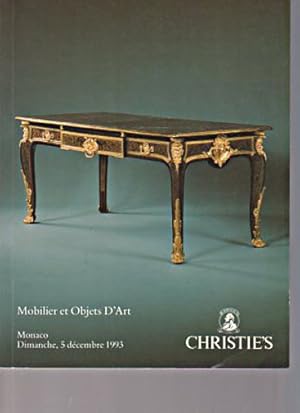 Christies 1993 (French) Furniture & Works of Art