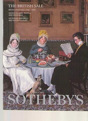 Seller image for Sothebys 2001 British Paintings 1500 - 1850 for sale by thecatalogstarcom Ltd