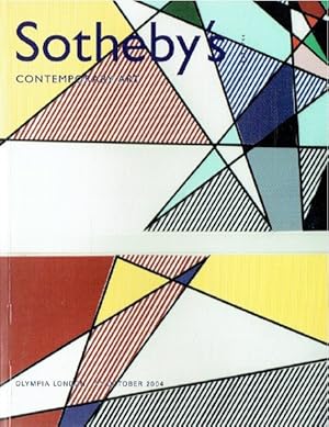 Seller image for Sothebys October 2004 Contemporary Art for sale by thecatalogstarcom Ltd