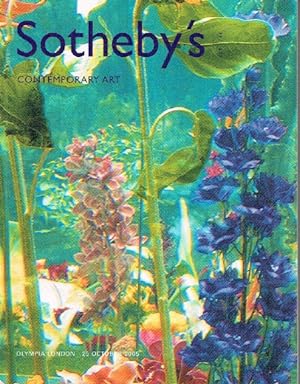Seller image for Sothebys October 2005 Contemporary Art for sale by thecatalogstarcom Ltd