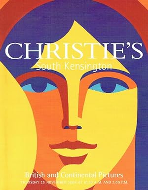 Seller image for Christies November 2004 British and Continental Pictures for sale by thecatalogstarcom Ltd