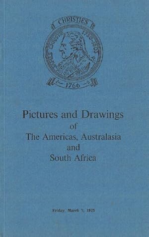 Christies March 1975 Pictures & Drawings of Americas, Australasia & South Africa