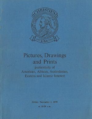 Christies November 1979 Pictures & Prints American, African, Australasian