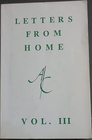 Immagine del venditore per LETTERS FROM HOME, VOL. III venduto da Chapter 1