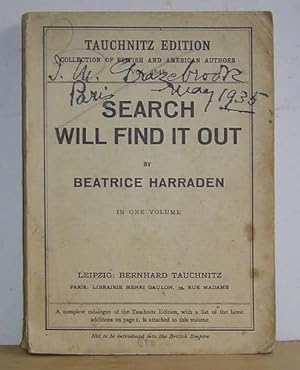 Search Will Find It Out (1928)