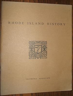 Rhode Island History Volume 38:3 August 1979